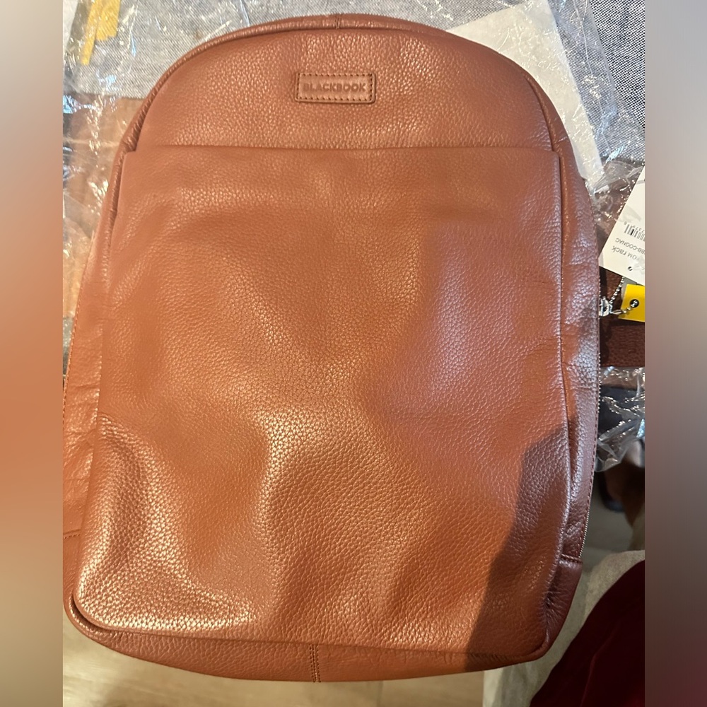 Blackbook genuine leather backpack